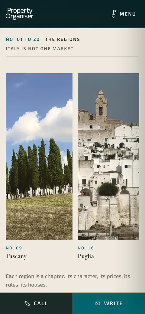 The regions on a phone: Italy is not one market.