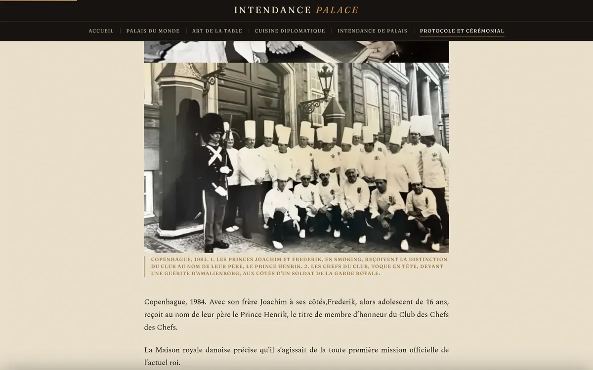 Article page: archive photograph from Copenhagen, 1984, with an editorial caption.